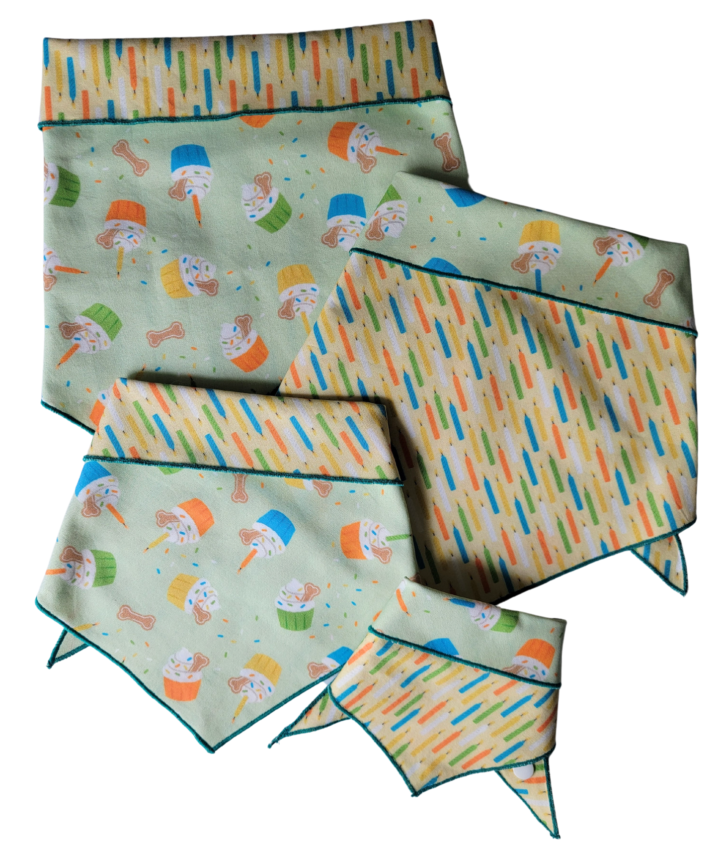 Pupcake Party Reversible Bandana