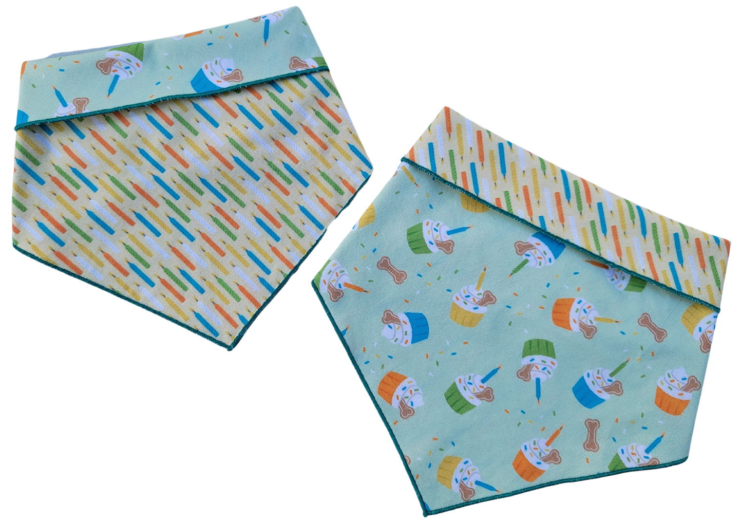 Pupcake Party Reversible Bandana