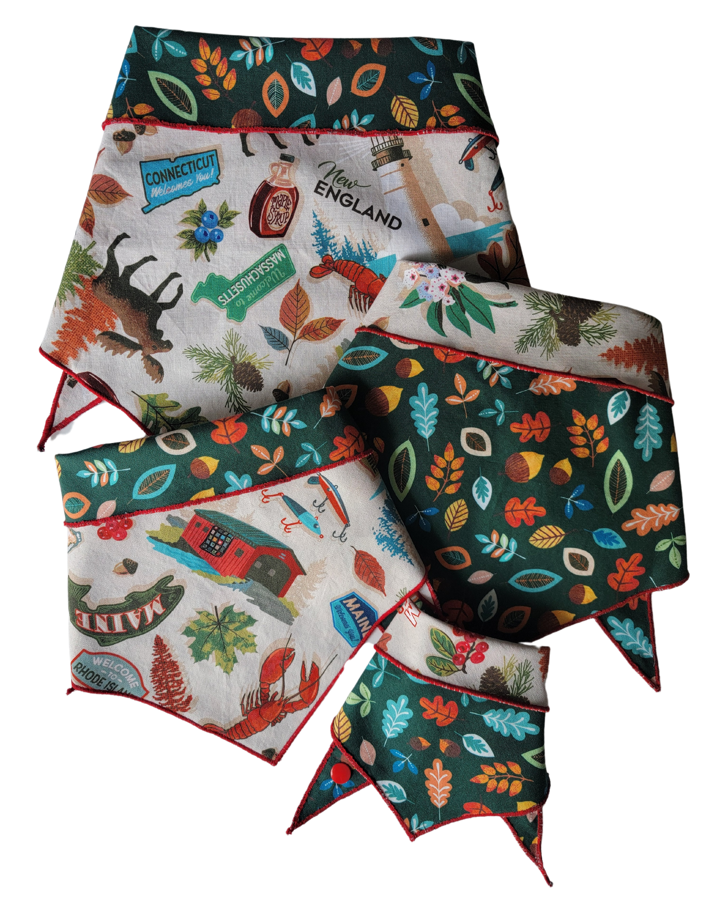 I Love New England Reversible Bandana